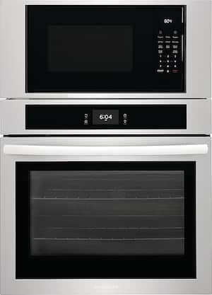 Frigidaire - 30" Electric Microwave Combination Oven with Fan Convection - Stainless Steel