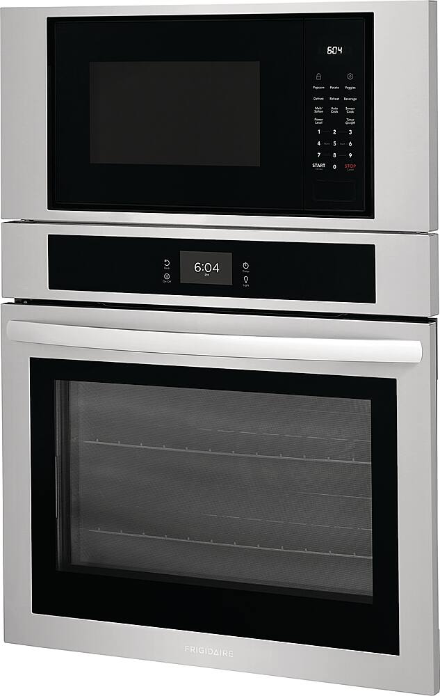 Alt View 13. Frigidaire - 30" Electric Microwave Combination Oven with Fan Convection - Stainless Steel.
