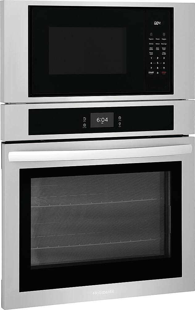 Alt View 14. Frigidaire - 30" Electric Microwave Combination Oven with Fan Convection - Stainless Steel.