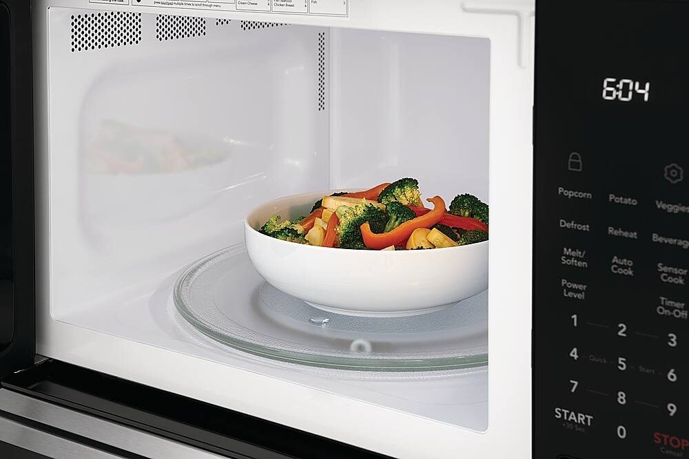 Alt View 23. Frigidaire - 30" Electric Microwave Combination Oven with Fan Convection - Stainless Steel.