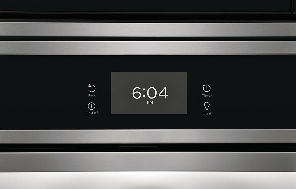 Alt View 24. Frigidaire - 30" Electric Microwave Combination Oven with Fan Convection - Stainless Steel.