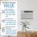 Alt View 16. Keystone - 550 Sq. Ft. 12,000 BTU In Wall Air Conditioner - White.