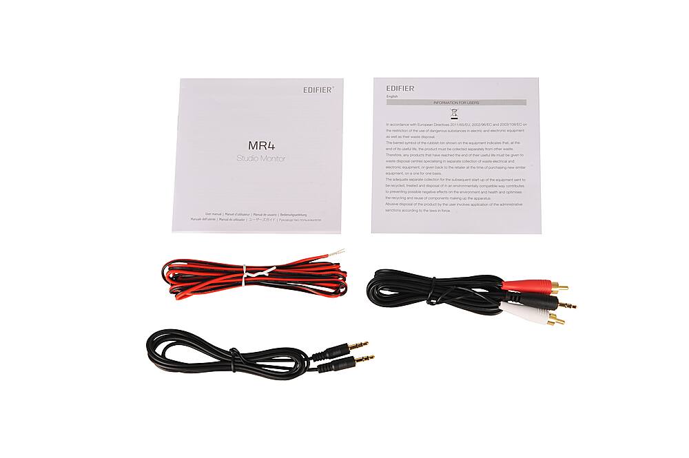 Alt View 16. Edifier - MR4 2.0 Monitor Reference Speaker System - Black.