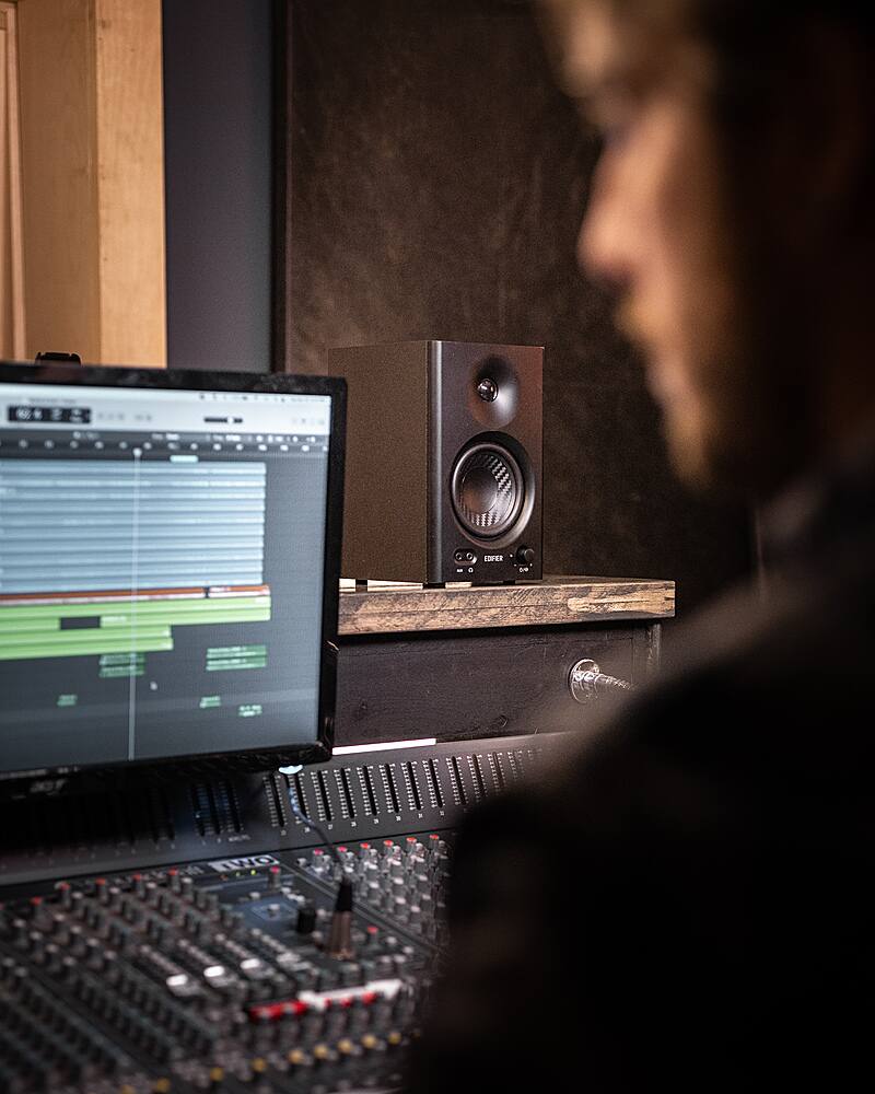 Alt View 22. Edifier - MR4 2.0 Monitor Reference Speaker System - Black.