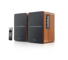 Edifier - R1280Ts Powered Computer Speakers, Bookshelf Speakers - 2.0 Stereo Soundfield Spacializer Studio Monitor - 42 Watts RMS - Wood - Front_Zoom