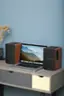 Alt View 15. Edifier - R1280Ts Powered Computer Speakers, Bookshelf Speakers - 2.0 Stereo Soundfield Spacializer Studio Monitor - 42 Watts RMS - Wood.