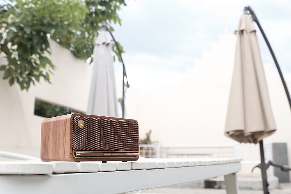 Alt View 13. Edifier - MP230 Portable Bluetooth Speaker - Wood.