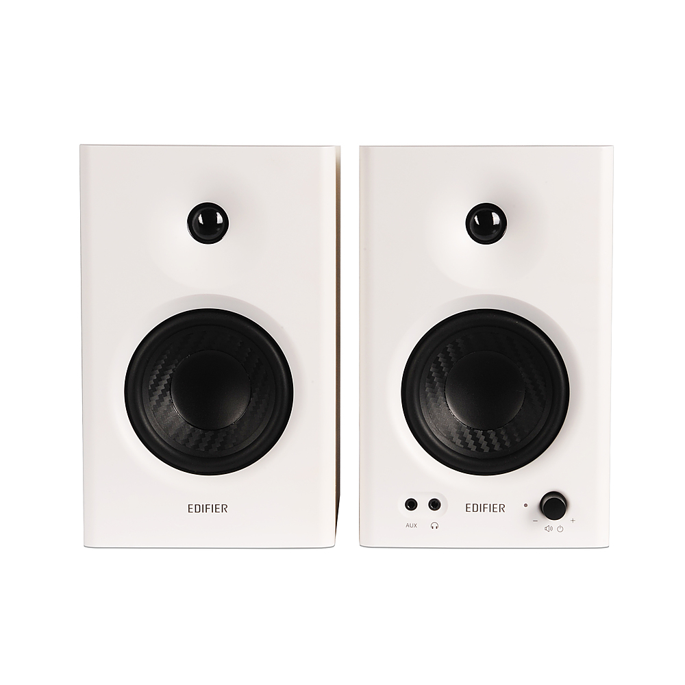 Angle View: Edifier - MR4 2.0 Monitor Reference Speaker System - White