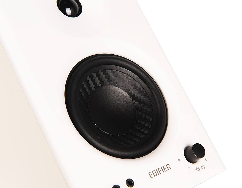 Alt View 12. Edifier - MR4 2.0 Monitor Reference Speaker System - White.