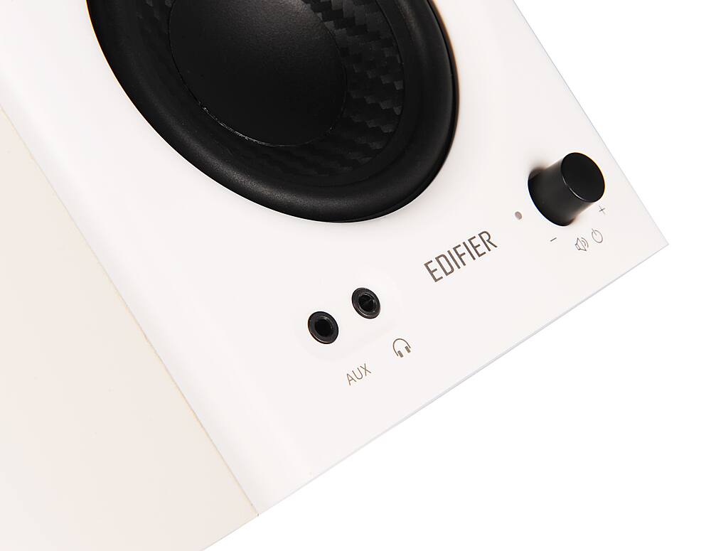 Alt View 13. Edifier - MR4 2.0 Monitor Reference Speaker System - White.
