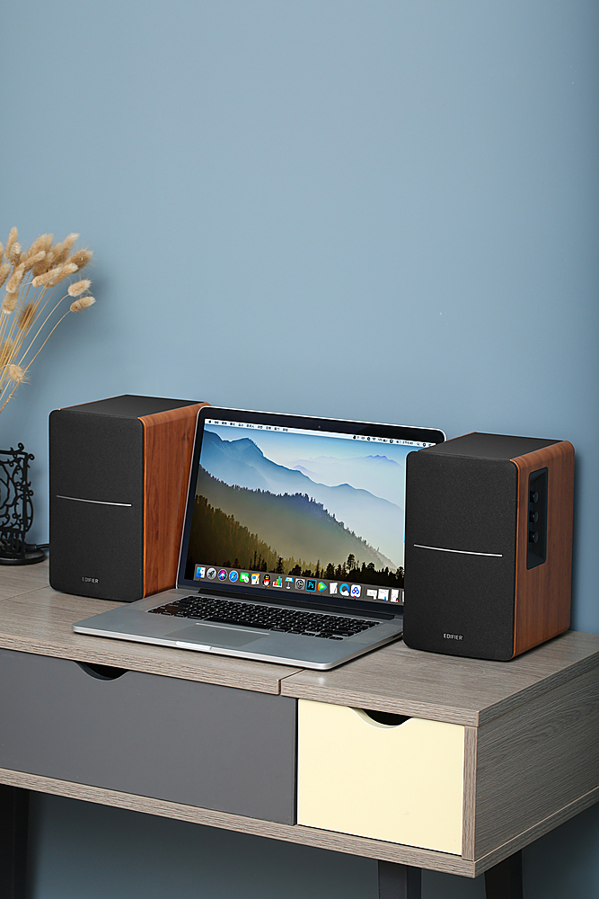 Edifier R1280DBs Powered Bluetooth Bookshelf Speakers Wood R1280DBsbr -  Best Buy