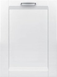 Thermador - Star Sapphire 24" Top Control Smart Built-In Stainless Steel Tub Dishwasher with 3rd Rack, 42 dba - Custom Panel Ready - Front_Zoom