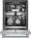 Alt View 1. Thermador - Star Sapphire 24" Top Control Smart Built-In Stainless Steel Tub Dishwasher with Professional Handle, 42 dba - Stainless steel.