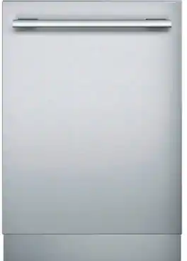 Thermador - Sapphire 24" Top Control Smart Built-In Stainless Steel Tub Dishwasher with 3rd Rack and Masterpiece Handle, 44 dba - Stainless Steel