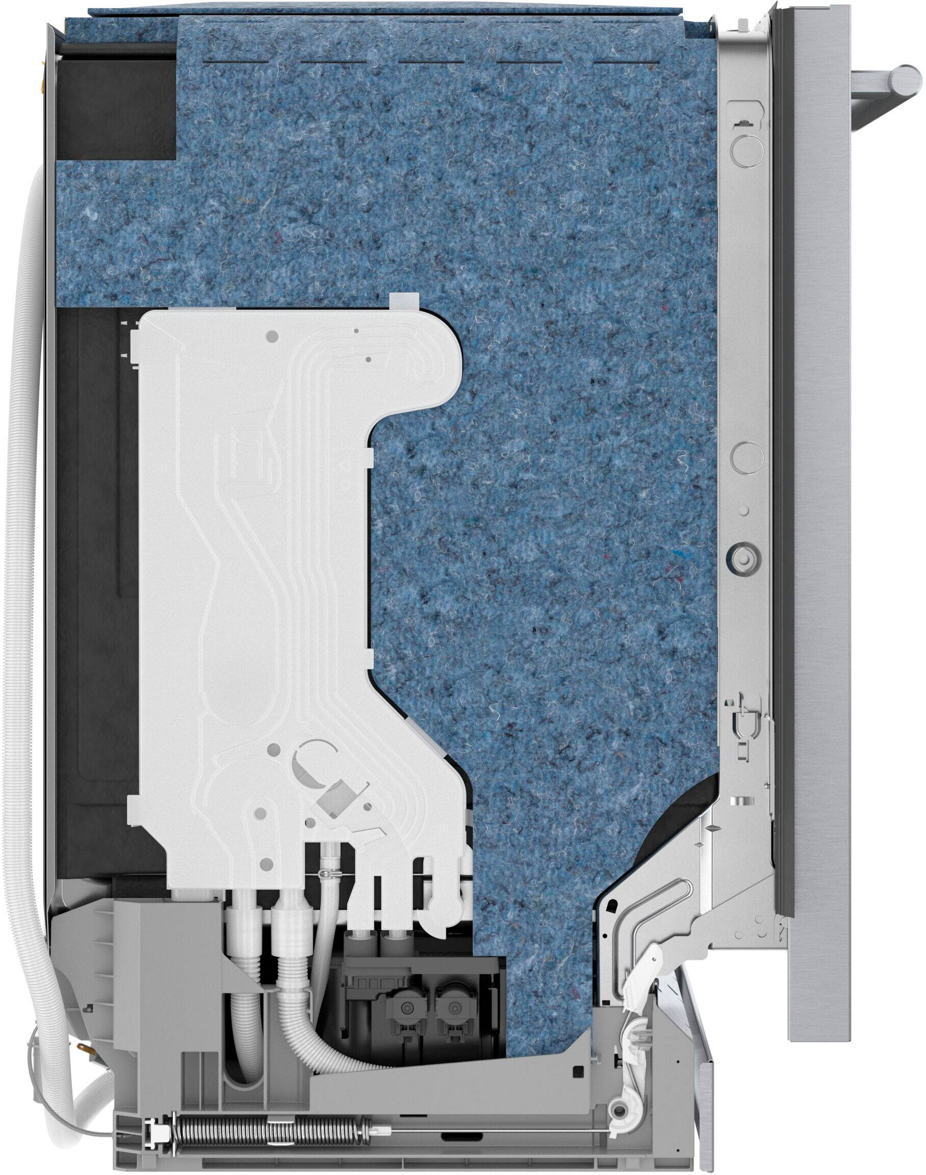 Alt View 12. Thermador - Sapphire 24" Top Control Smart Built-In Stainless Steel Tub Dishwasher with 3rd Rack and Masterpiece Handle, 44 dba - Stainless Steel.