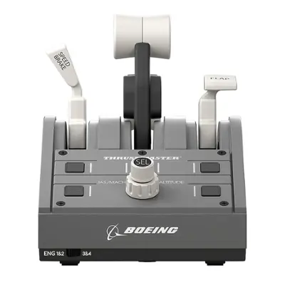 Thrustmaster - TCA Yoke Pack Boeing Edition for Xbox Series X|S, Xbox One, PC - Black