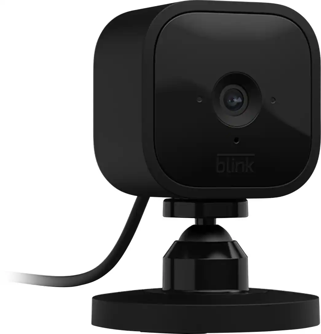Front. Blink - Mini Indoor 1080p Wireless Security Camera - Black.