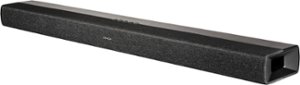 Denon - DHT-S217 Home Theater Sound Bar, Virtual Surround Sound & Dialogue Clarity, HDMI eARC, Built-In Bluetooth - Black - Front_Zoom