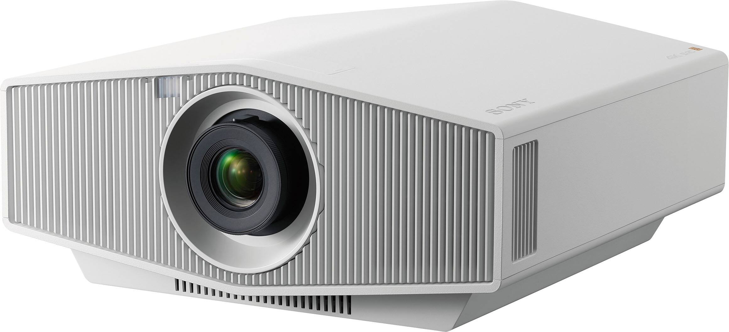 Angle. Sony - VPLXW5000ES 4K HDR Laser Home Theater Projector with Native 4K SXRD Panel - White.