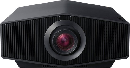 Front. Sony - VPLXW7000ES 4K HDR Laser Home Theater Projector with Native 4K SXRD Panel - Black.