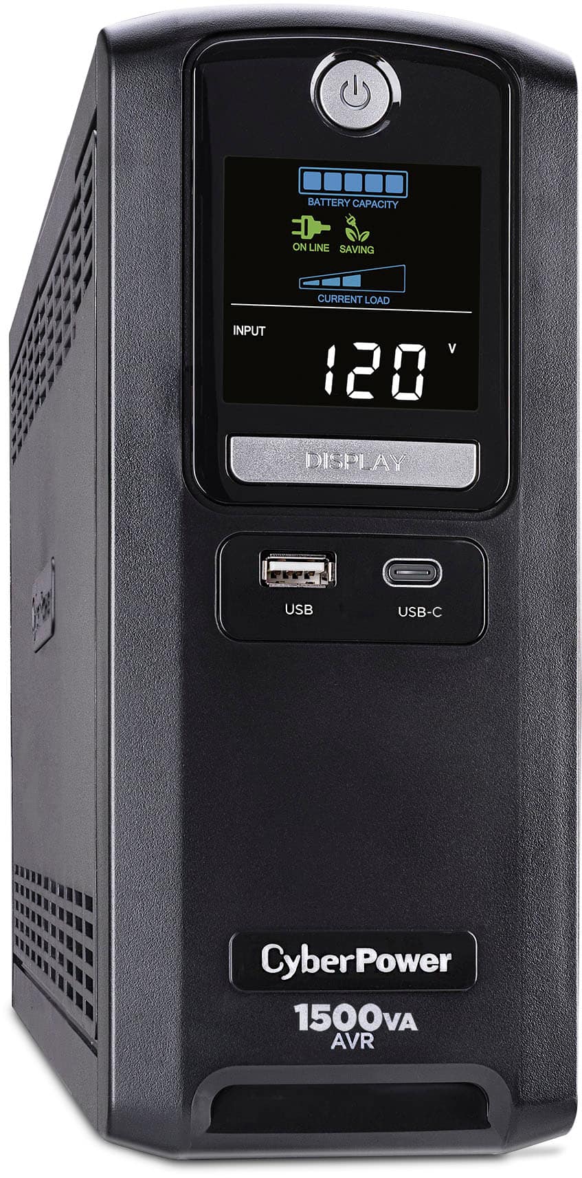 Alt View 11. CyberPower - LX1500GU3 Battery Backup UPS Systems - Black.