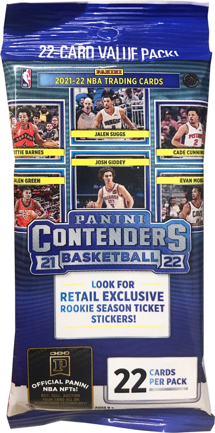 Front. NBA - 2022 PANINI Contenders Basketball Fat Pk.