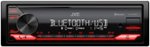 JVC - Bluetooth Digital Media (DM) Receiver with Detachable Faceplate and USB Rapid Charge - Black