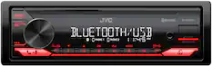 Front. JVC - Bluetooth Digital Media (DM) Receiver with Detachable Faceplate and USB Rapid Charge - Black.