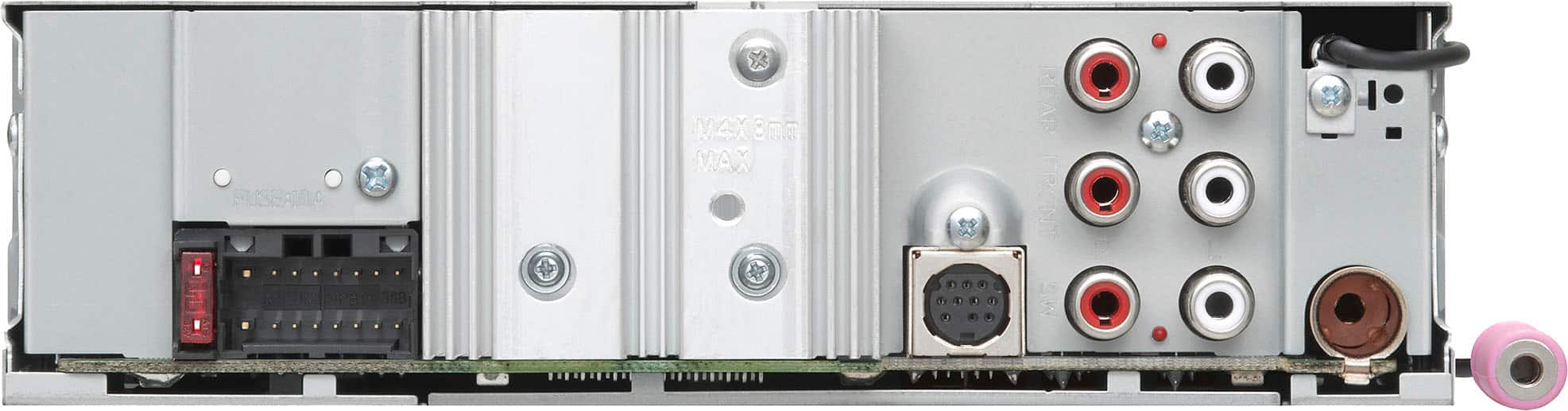 Back. JVC - In-Dash Digital Media Receiver - Built-in Bluetooth - Satellite Radio-ready with Detachable Faceplate - Black.