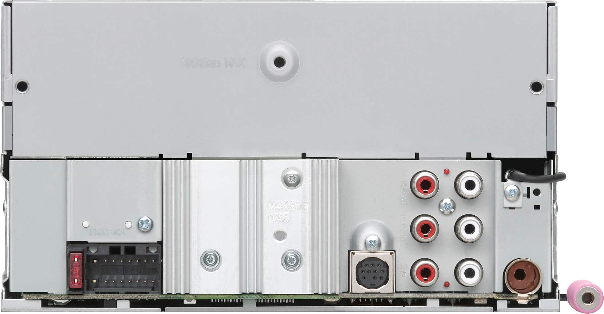 Back. JVC - Built-in Bluetooth - In-Dash Digital Media Receiver - Black.