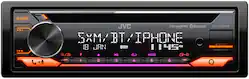 JVC - Bluetooth CD Receiver with Alexa Built-In and USB Rapid Charge, Satellite Rado Ready - Black - Front_Zoom