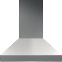 Zephyr - Titan 36 in. 750 CFM Wall Mount Range Hood with LED Light - Stainless Steel - Front_Zoom