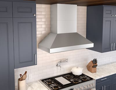 Zephyr 36 inches Externally Vented Wall Range Hood Stainless Steel Zephyr 36 inches Externally Vented Wall Range Hood Stainless Steel