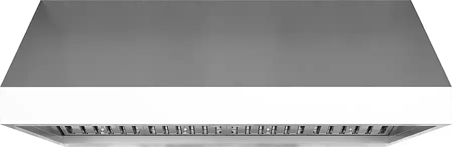 Capture Distance Hood Zephyr 48 inches Externally Vented Wall Range Hood Stainless Steel ...