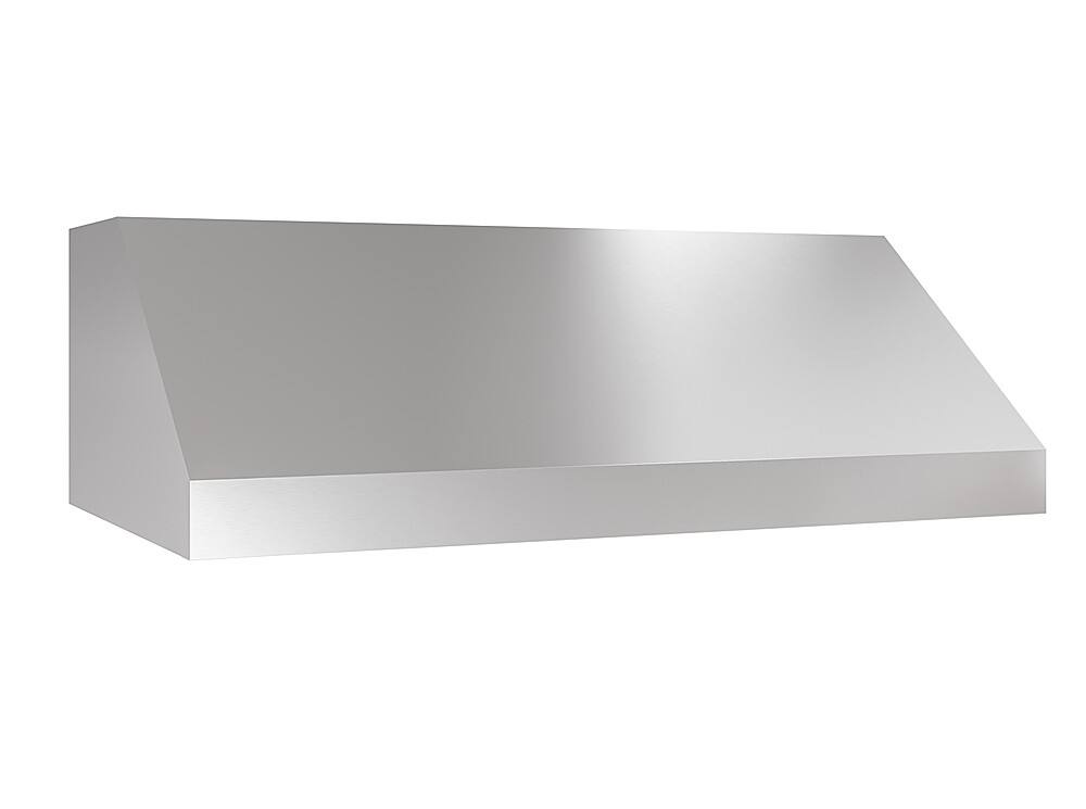 Left. Zephyr - Cypress 48 in. 1200 CFM Wall Mount Range Hood with LED Light - Stainless Steel.