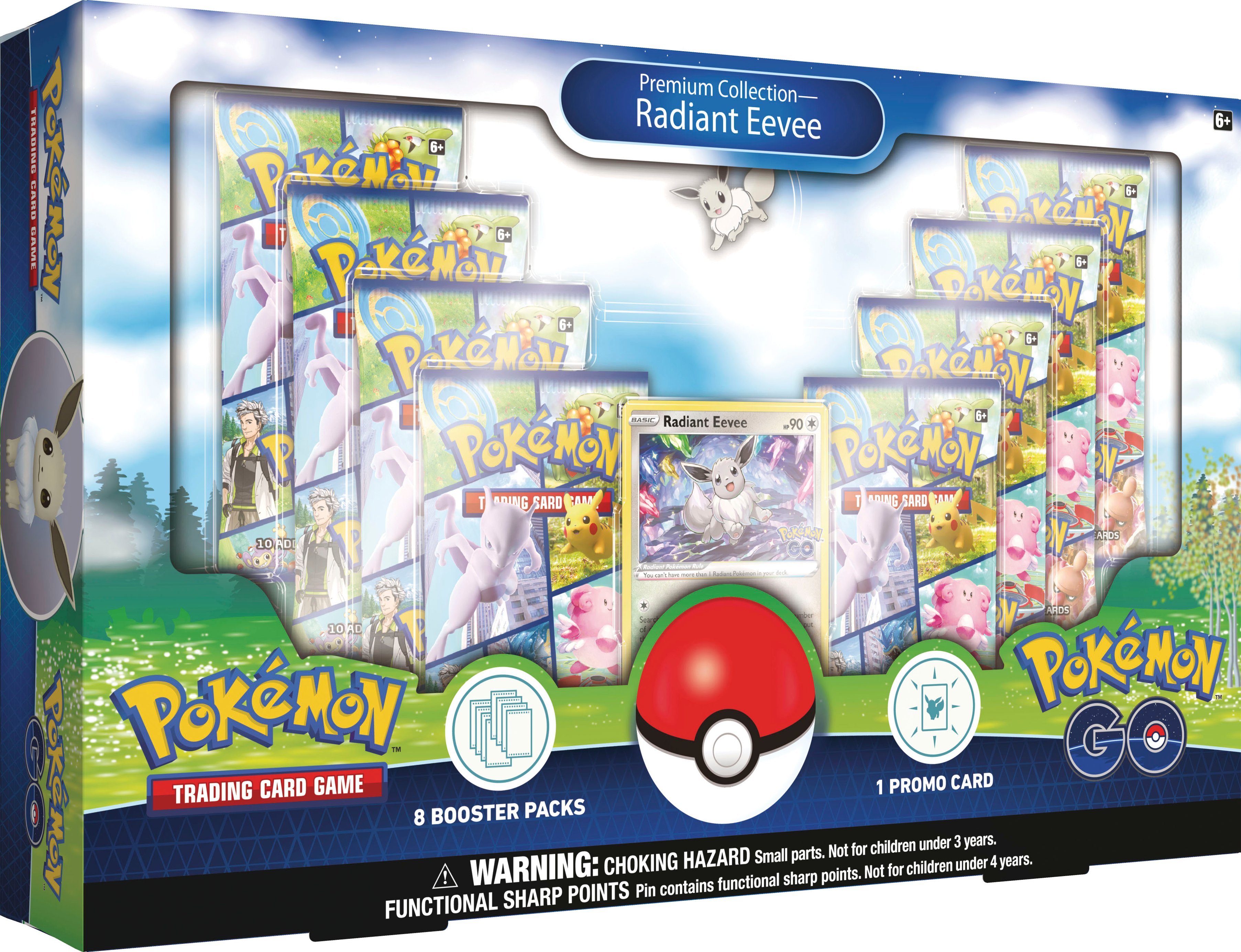 Arkitektur tavle Myre Pokémon Trading Card Game: Pokemon GO Premium Collection Radiant Eevee  87052 - Best Buy