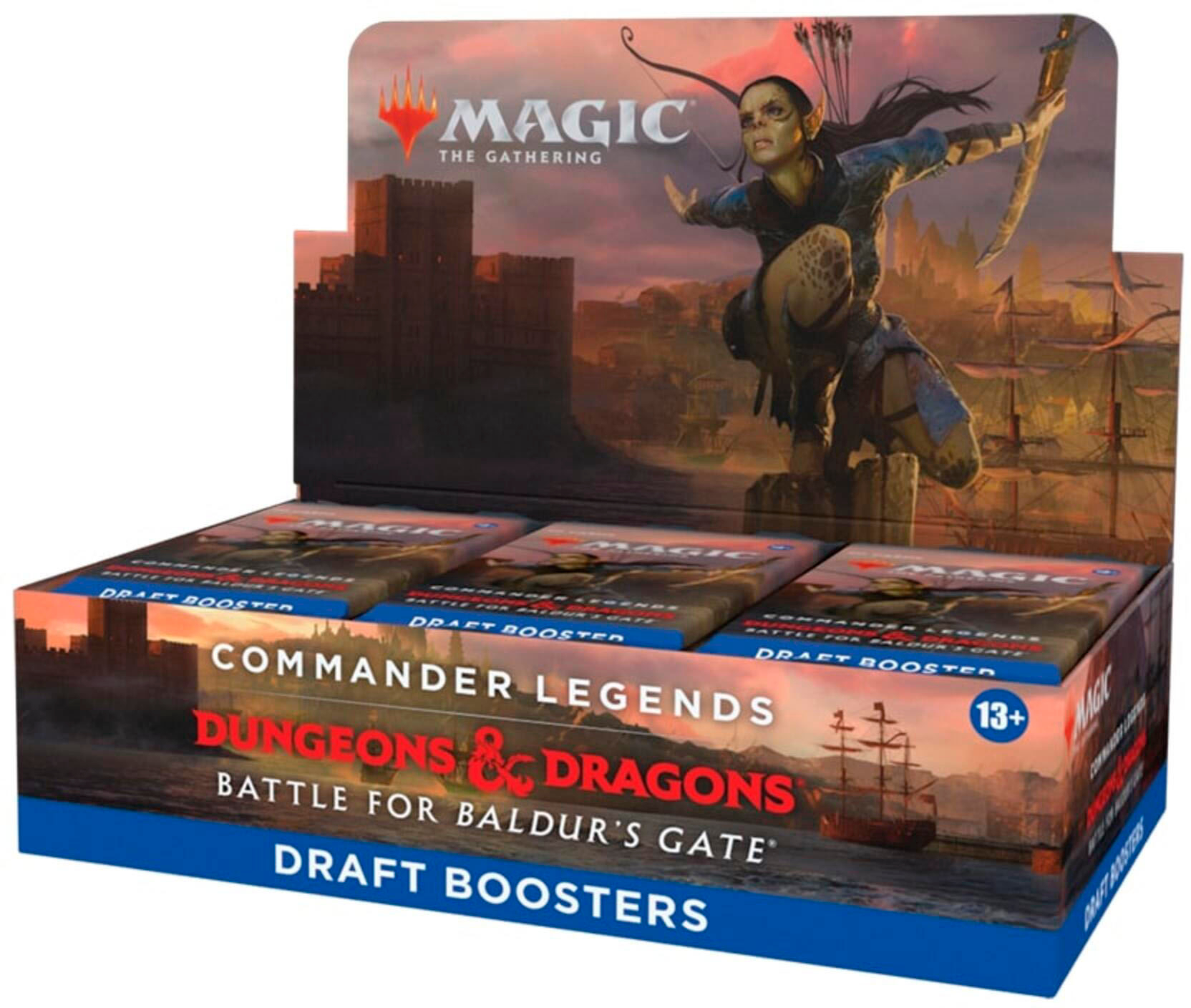 Best Buy: Wizards of The Coast Magic the Gathering Commander Legends:  Battle for Baldur's Gate Draft Booster Box D10030000