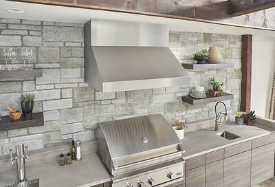 Zephyr 36 inches Externally Vented Wall Range Hood Stainless