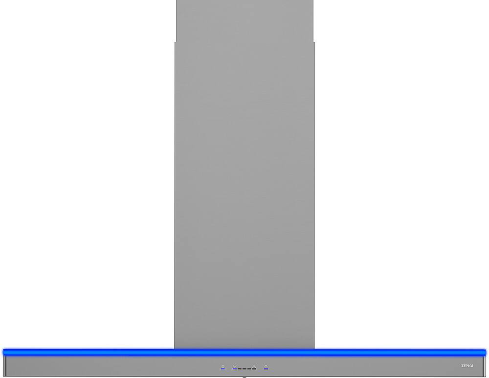 Alt View 19. Zephyr - Luce 36 in. 600 CFM Island Mount Range Hood with LED Light - Stainless Steel.