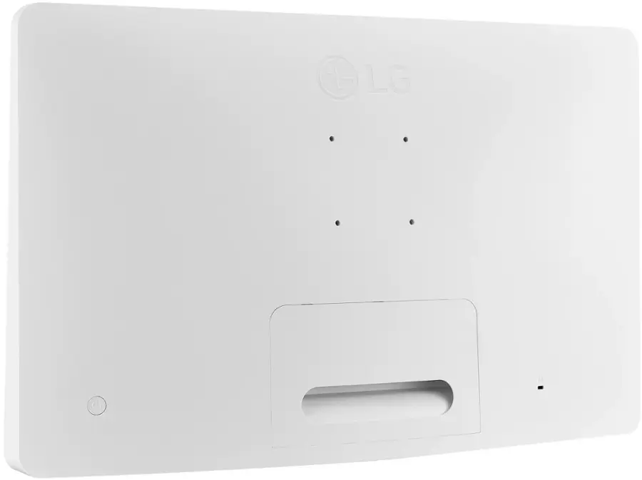 Alt View 3. LG - 27" Class LED Full HD Smart webOS TV with Countertop Design - White.