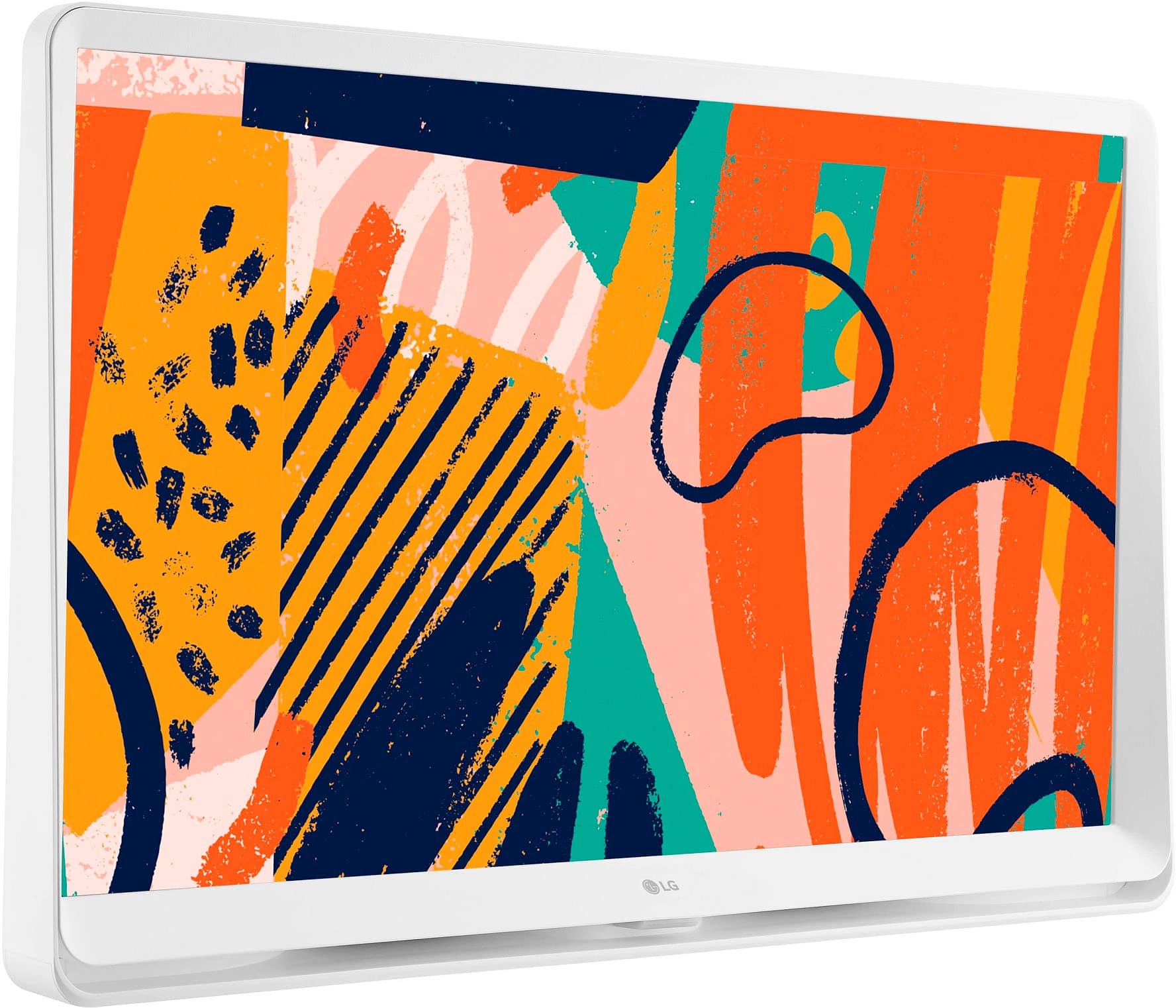 Alt View 13. LG - 27" Class LED Full HD Smart webOS TV with Countertop Design - White.