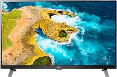 Front. LG - 27" Class LED Full HD Smart TV with webOS - Black.
