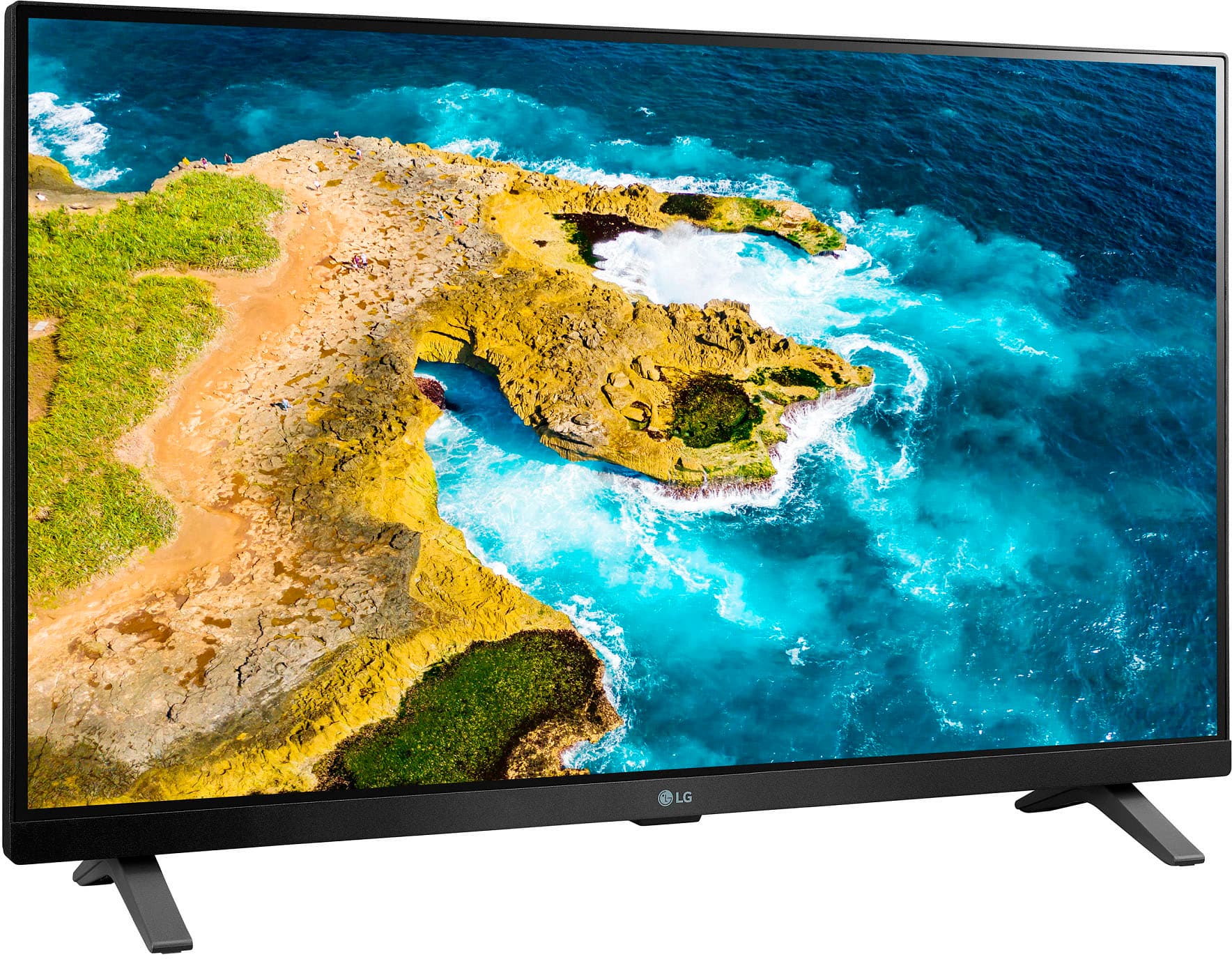 Left. LG - 27" Class LED Full HD Smart TV with webOS - Black.