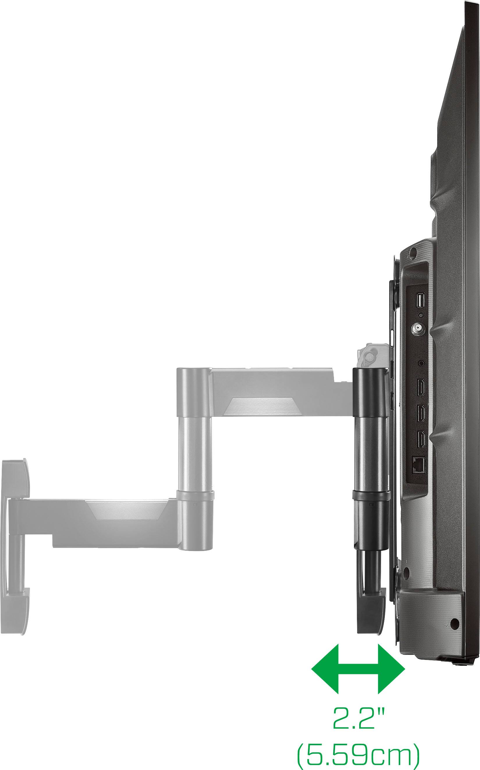 Alt View 16. Rocketfish™ - Full-Motion TV Wall Mount for Most 32”-55” TVs - Black.