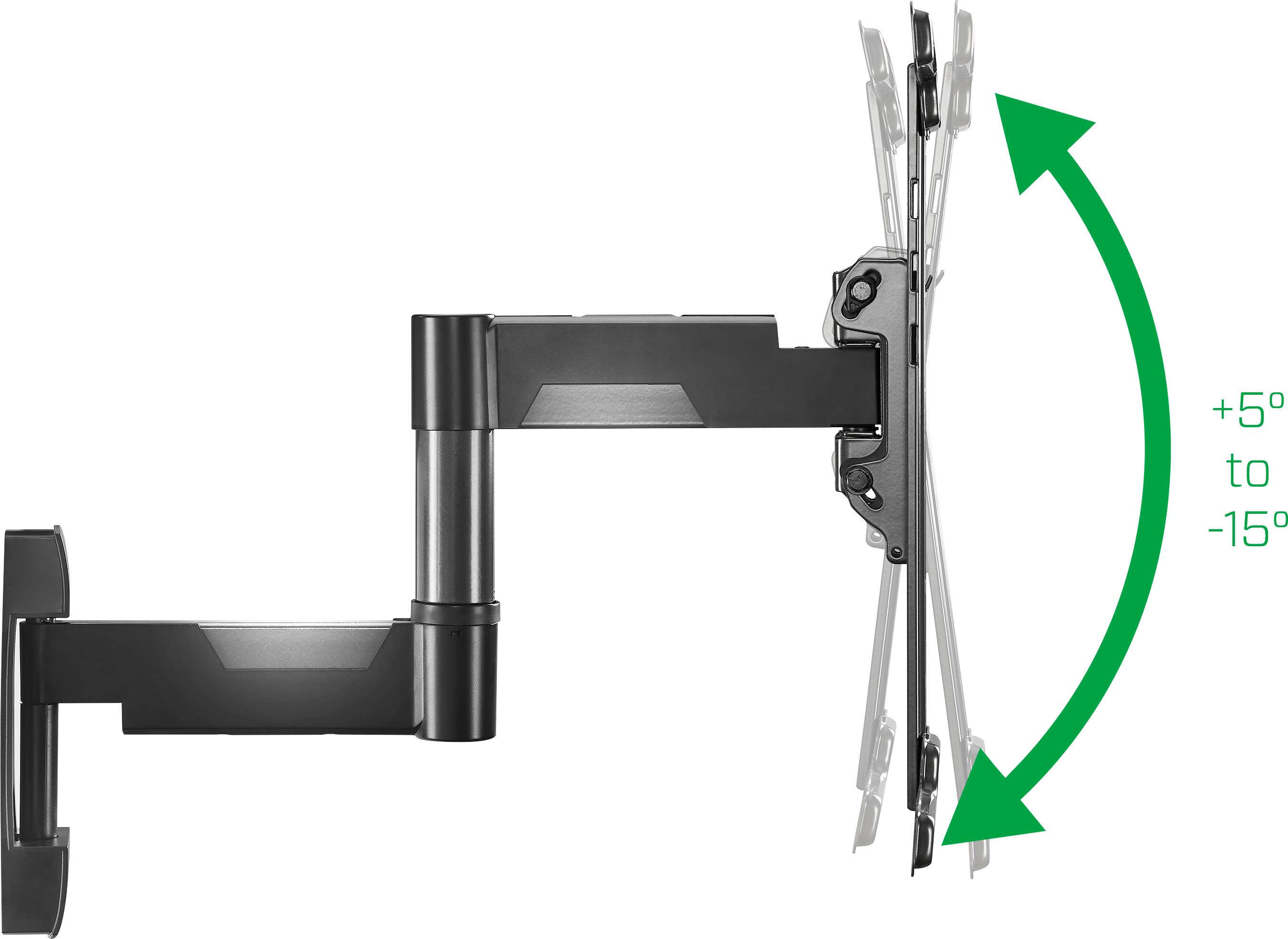 Alt View 14. Rocketfish™ - Full-Motion TV Wall Mount for Most 32”-55” TVs - Black.