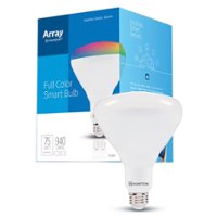 Array by Hampton - BR40 Wi-Fi Smart LED Flood Light Bulb - Full Color - Front_Zoom