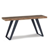 Simpli Home - Rollins Bench - Natural - Front_Zoom