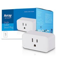 Array by Hampton - Smart Wi-Fi Plug - White - Front_Zoom