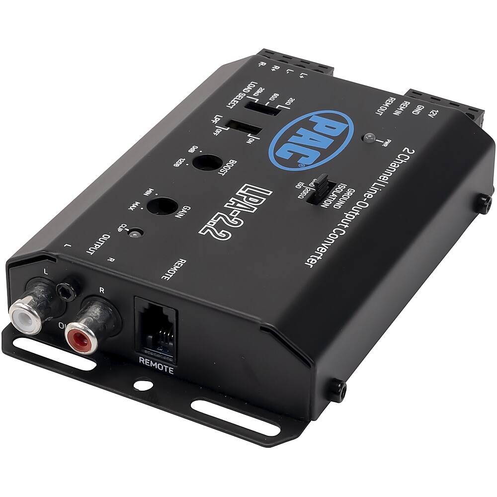 Alt View 15. PAC - LocPRO Advanced 2-Channel Active Line Output Converter with Auto Turn-On - Black.