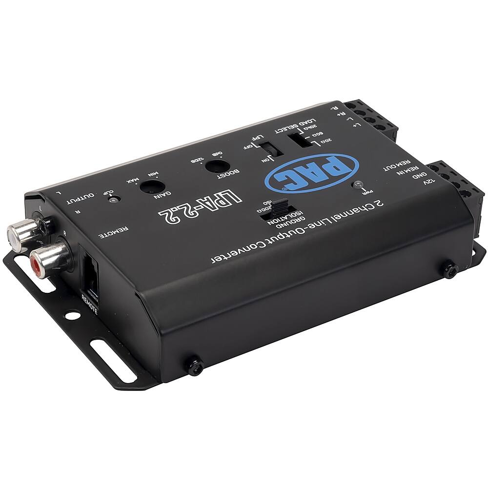 Alt View 16. PAC - LocPRO Advanced 2-Channel Active Line Output Converter with Auto Turn-On - Black.